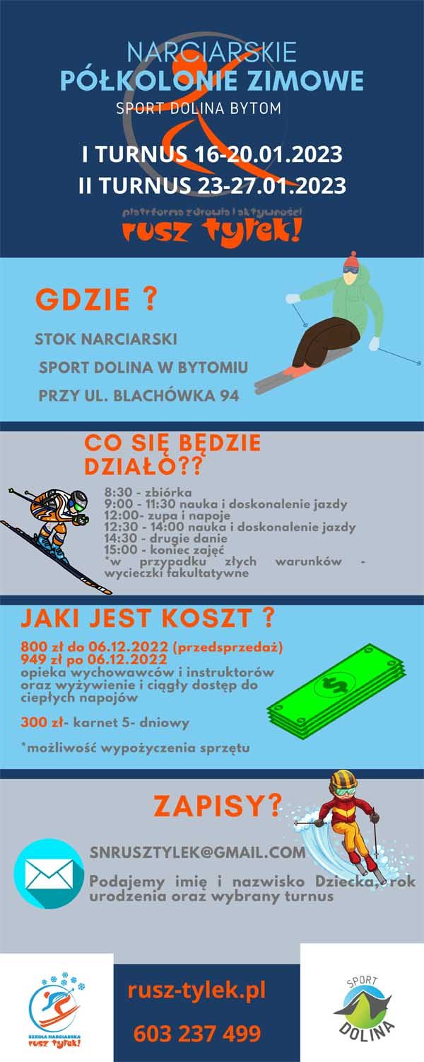 polkolonie półkolonie narciarskie